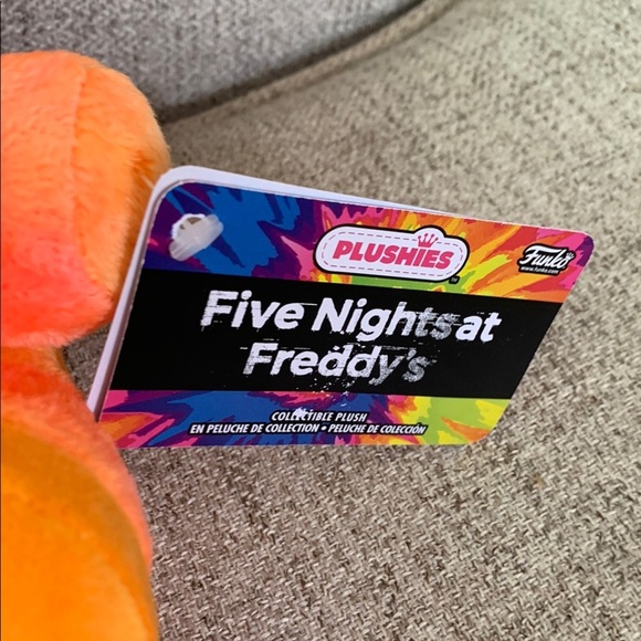 FNAF Five Nights At Freddy’s Tie Dye Chica Let’s Eat Funko Small Plush Toy - Picture 2 of 8